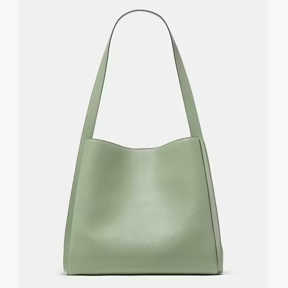 ♠️Kate Spade New York Knott Pebbled Leather Large Shoulder Bag, Balsam Green NWT - Picture 3 of 5